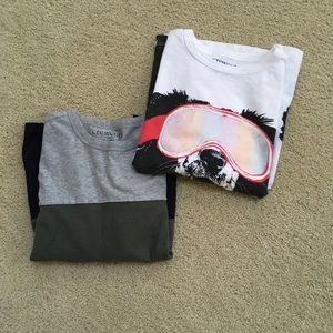 2 Crewcuts long sleeve tees GUC